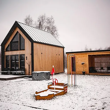 Casa de Férias Mazurska Stodoła Na Półwyspie Pilchowskim *